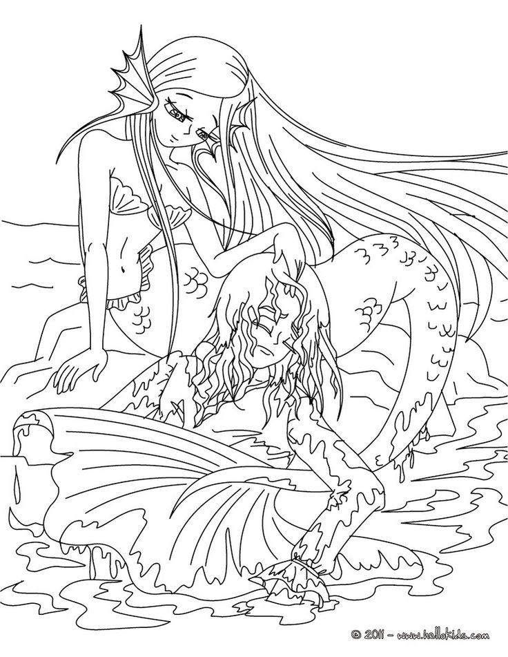 736x951 Difficult Mermaid Coloring Pages For Teenagers Color Bros