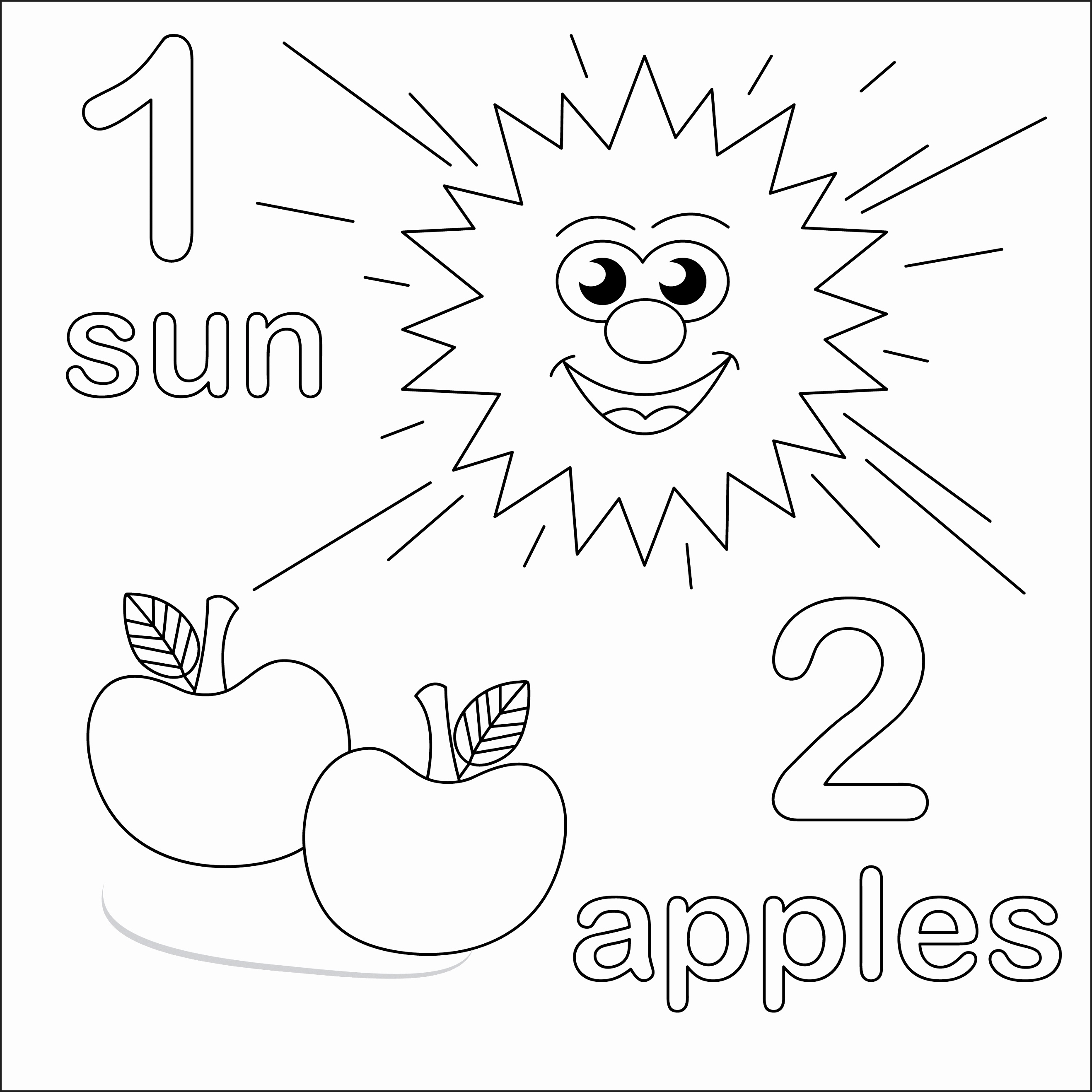 2636x2636 Free Colouring Pages For Kindergarten