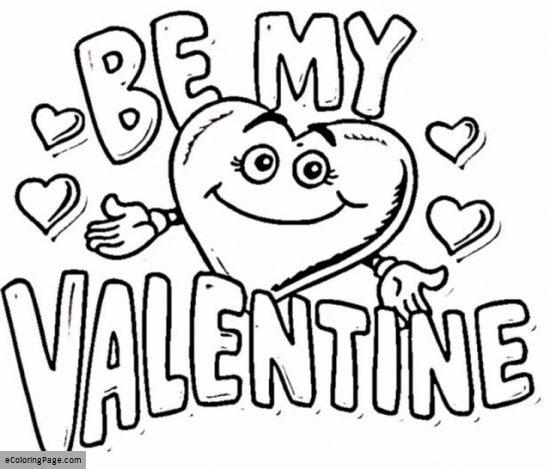 550x469 Happy Valentines Day Coloring Pages Printable