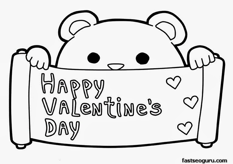 765x539 Happy Valentines Day Coloring Pages