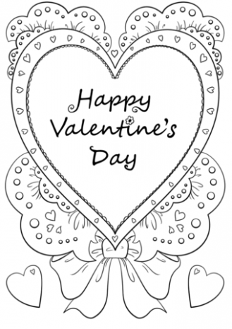 329x465 Coloring Pages Valentines Day Just Coloring