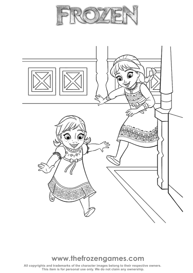 794x1123 Frozen Coloring Pages Anna Color Bros For And Elsa