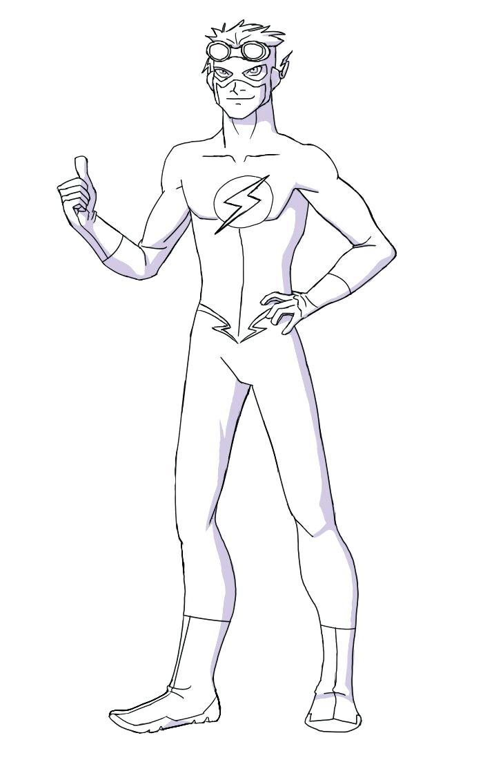 700x1100 Young Justice Coloring Pages Young Justice Printable Best Shots