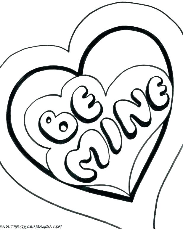 618x777 Cute Valentine Coloring Pages Cute Coloring Pages For Your