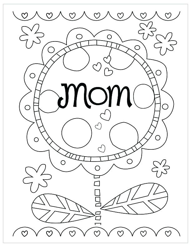 612x792 Coloring Pages For Moms Happy Birthday Nana Coloring Pages Mothers