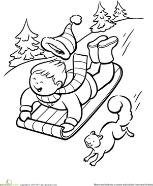 301x367 In Season! Coloring Pages For The Four Seasons
