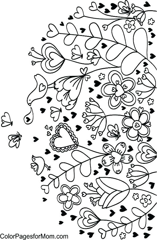 552x841 Flower Coloring Pages Free Coloring Pages Of Flowers Coloring