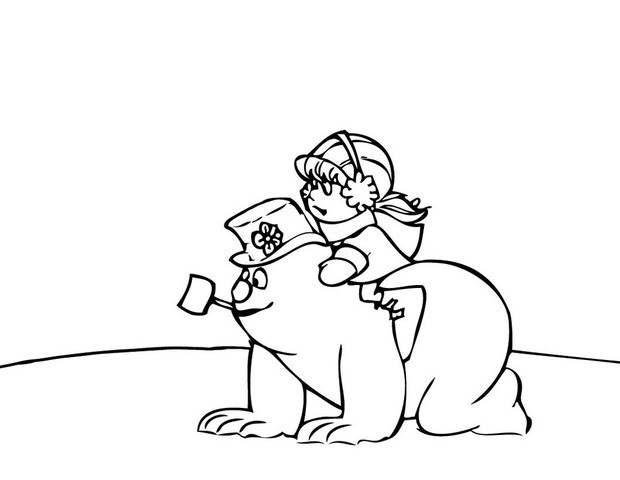620x480 Frosty The Snowman Coloring Pages