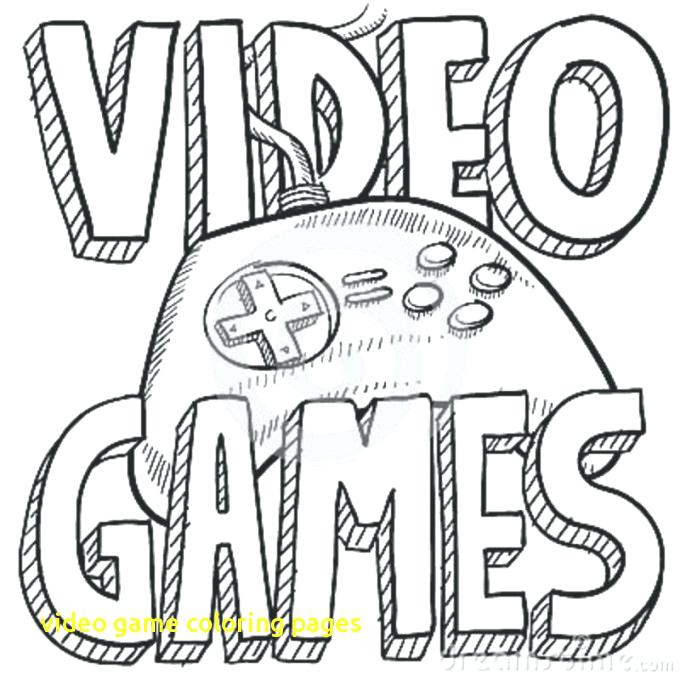 680x680 Games Coloring Pages Video Game Coloring Pages With Video Games