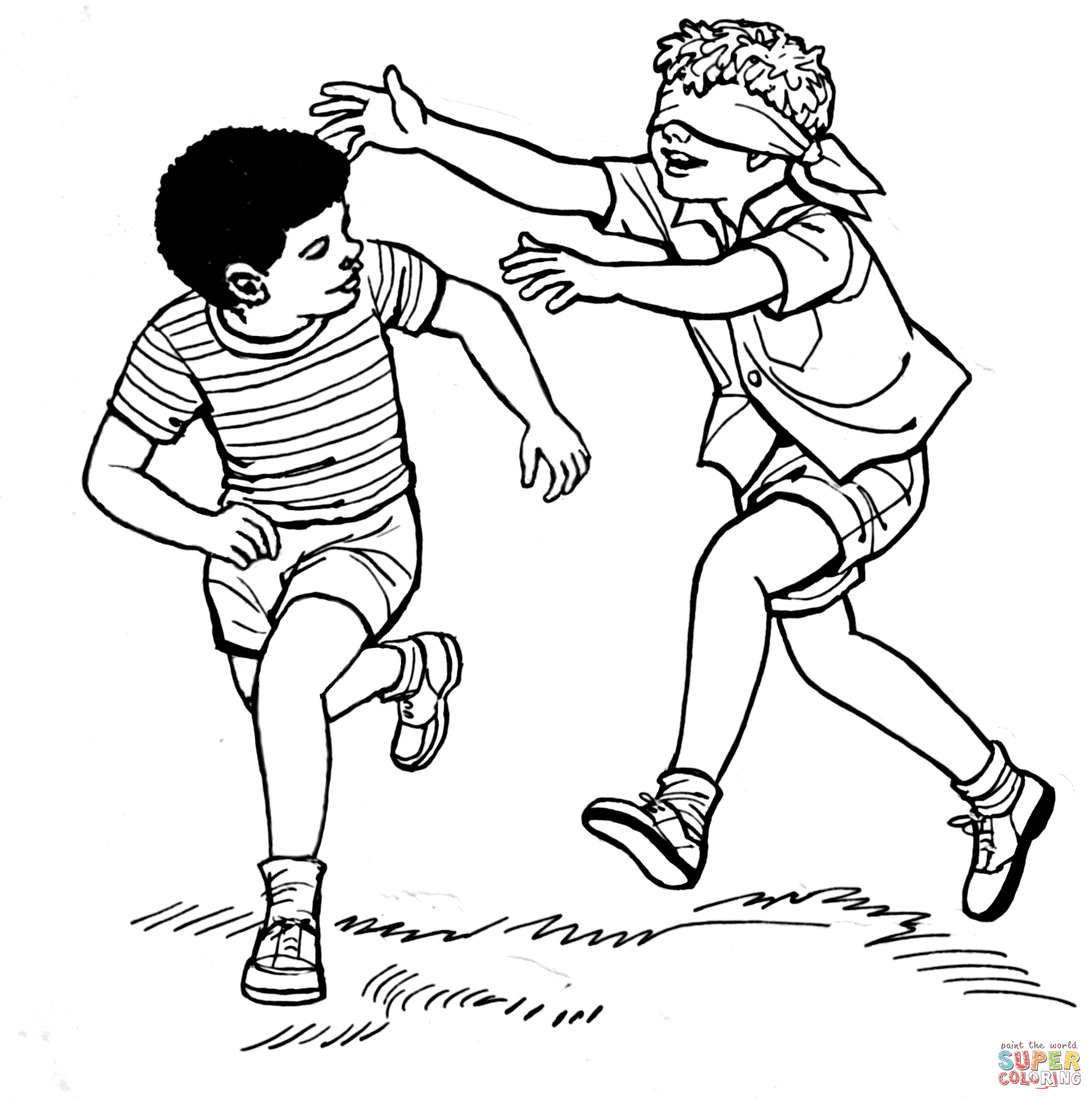 2416x2432 Tag Game Coloring Page Free Printable Coloring Pages Games