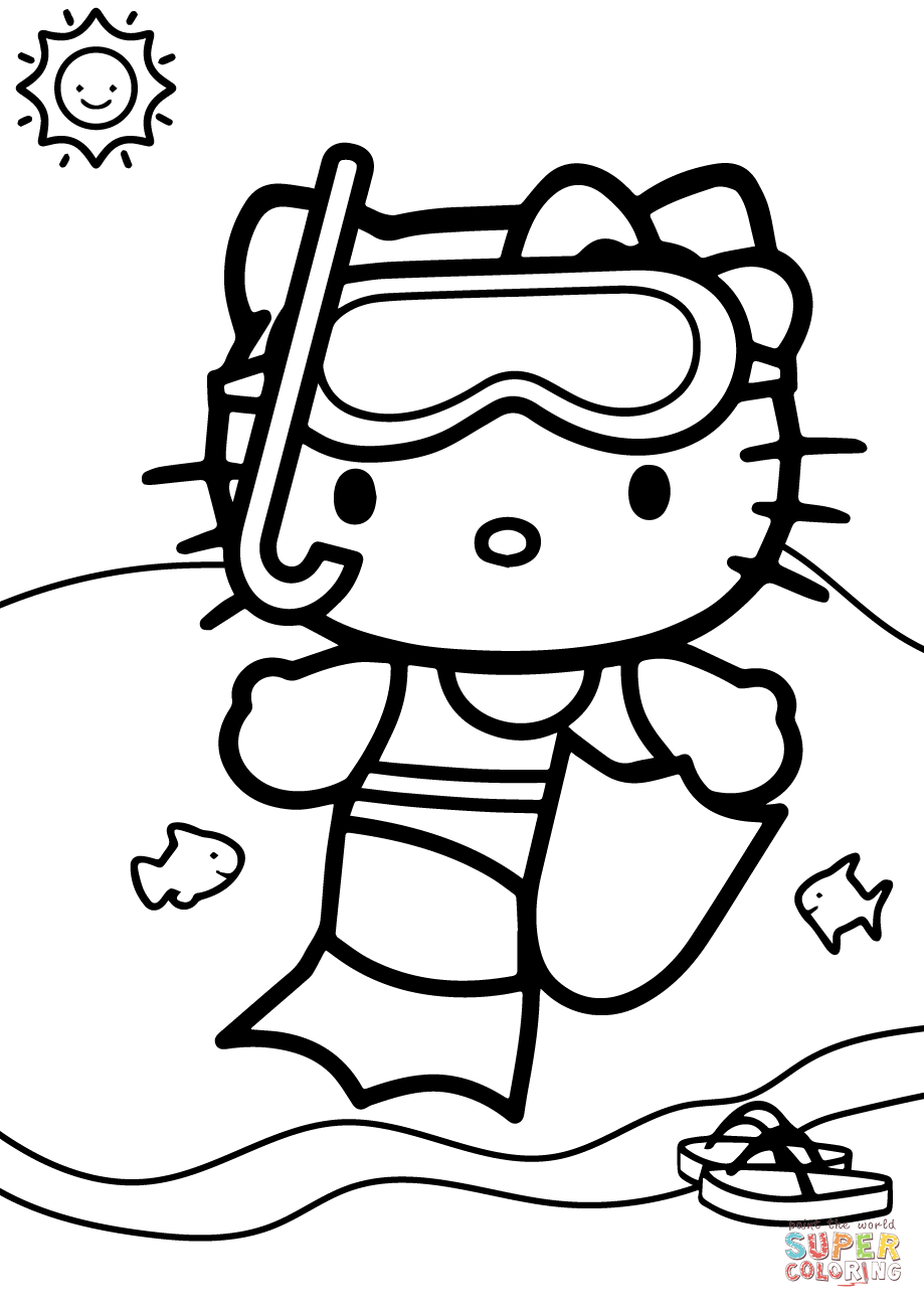 919x1300 Modest Hello Kitty Coloring Pages Free Online Game Games Videos