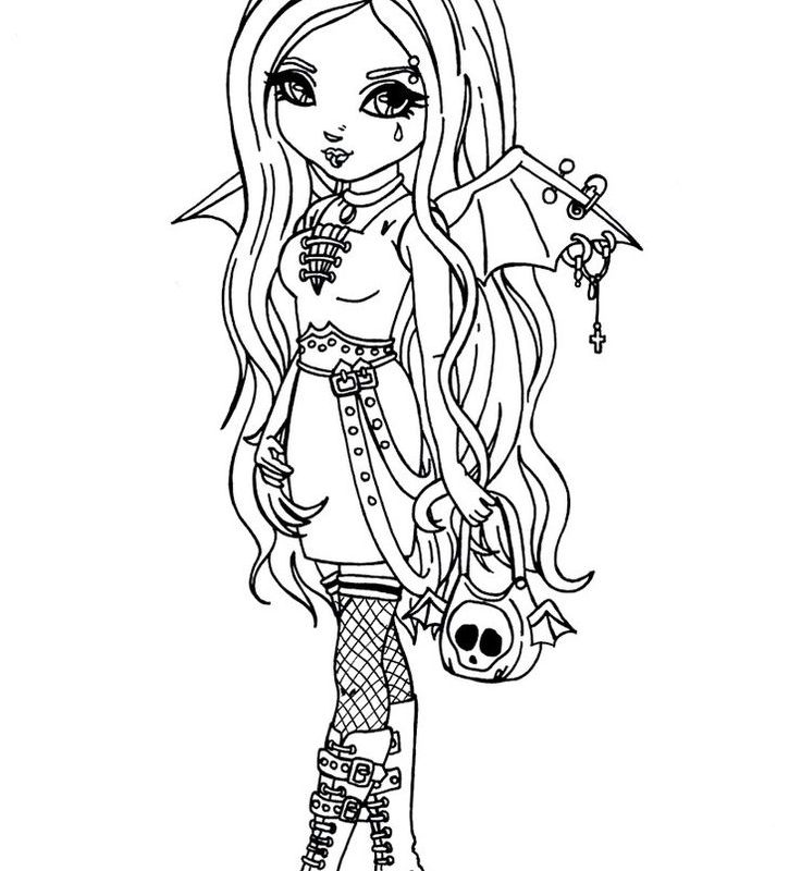 Free Printable Gothic Coloring Pages - boringpop.com