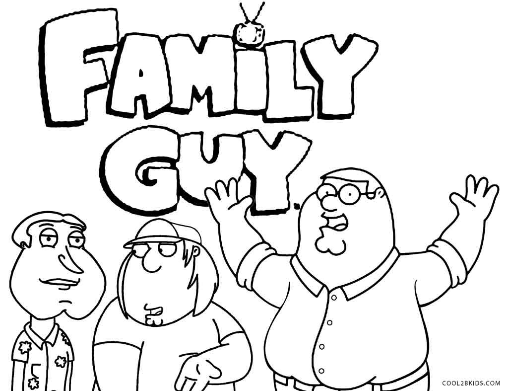 1024x787 Peter Griffin Coloring Pages Printable Coloring For Kids