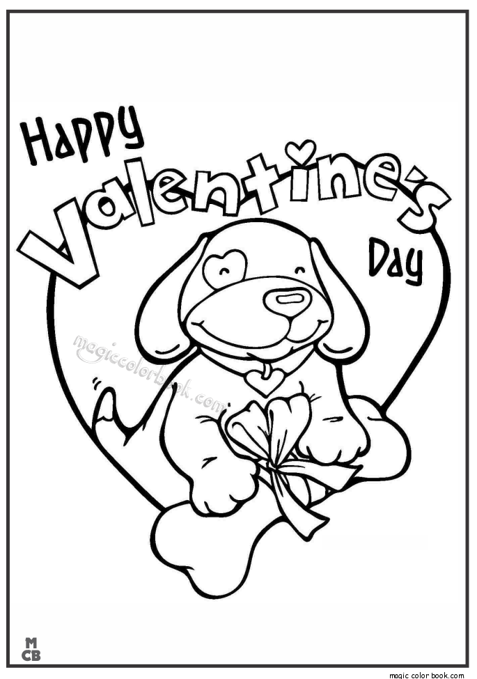 685x975 Happy Valentines Day Coloring Pages
