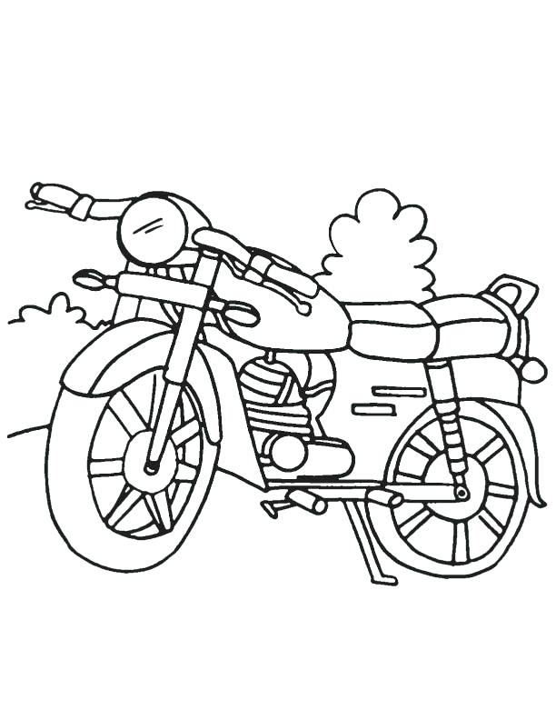 612x792 Motorcycle Coloring Page Download Free Motorcycle Coloring Page
