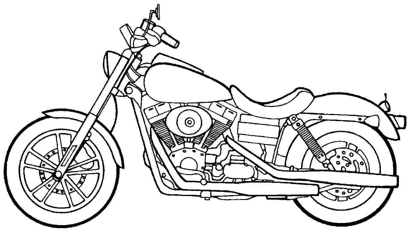 1367x774 Unusual Design Ideas Motorcycle Coloring Pages Harley Davidson