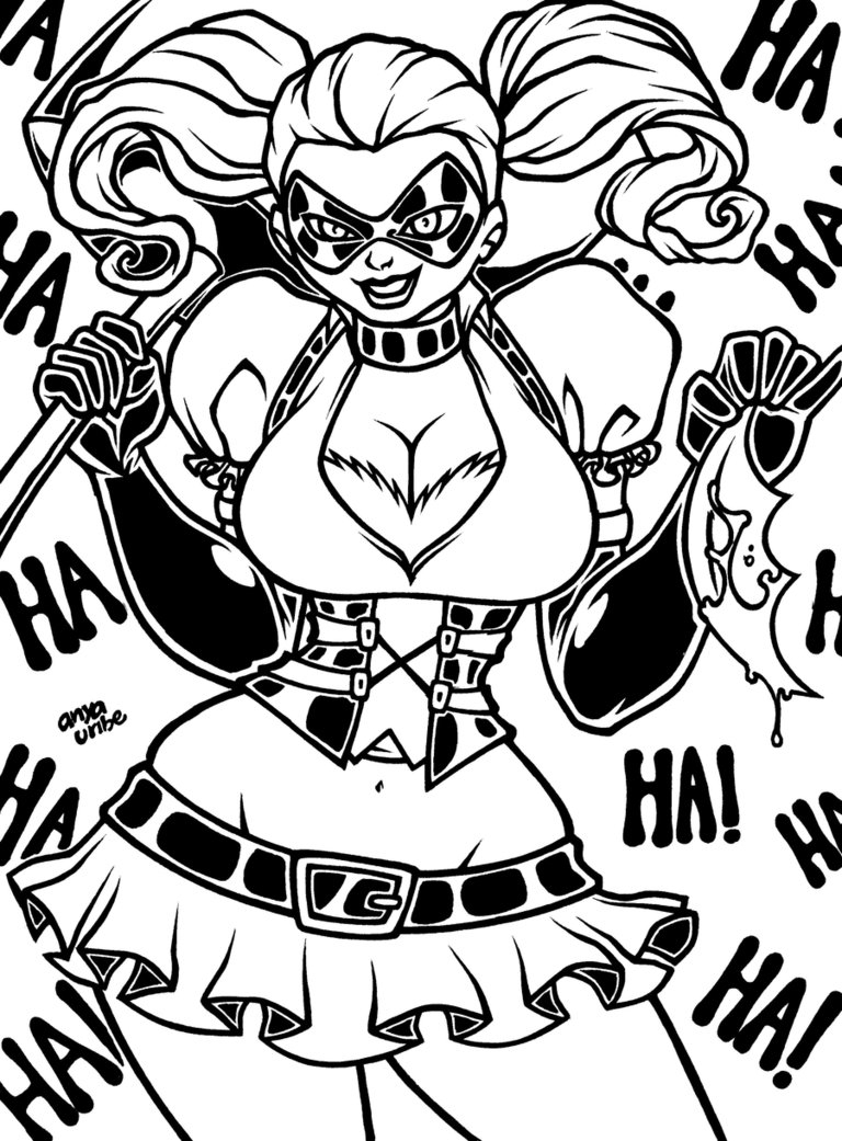 768x1041 Emejing Joker And Harley Quinn Coloring Pages Triamterene New