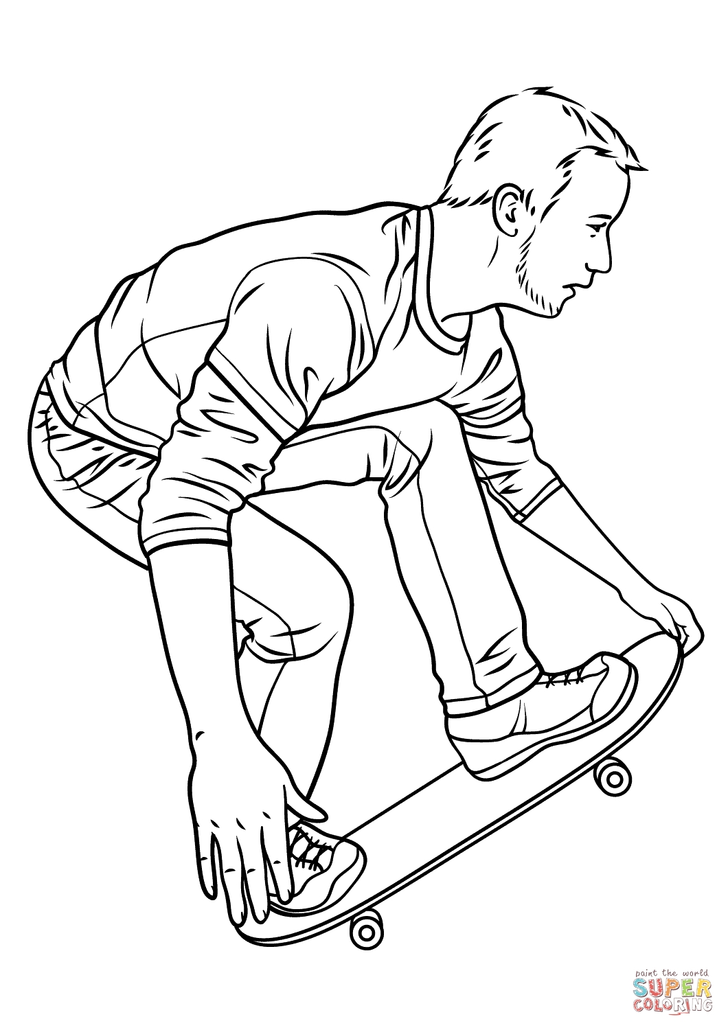 1060x1500 Tony Hawk Coloring Pages Free Coloring For Kids