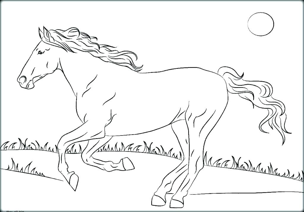 1024x715 Mustang Horse Coloring Pages Coloring Pages Of Horses Free