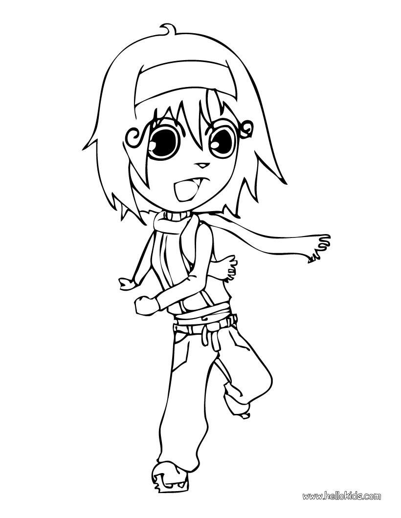 820x1060 Ice Skating Boy Coloring Pages