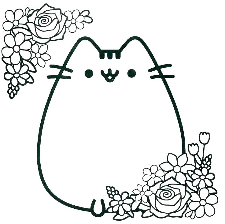 736x732 Cat Coloring Books Cat Coloring Pages Free Printable For Kids Cat