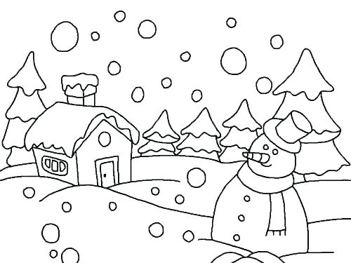 500x375 Snow Coloring Page Awesome Snow Coloring Images Coloring Snow