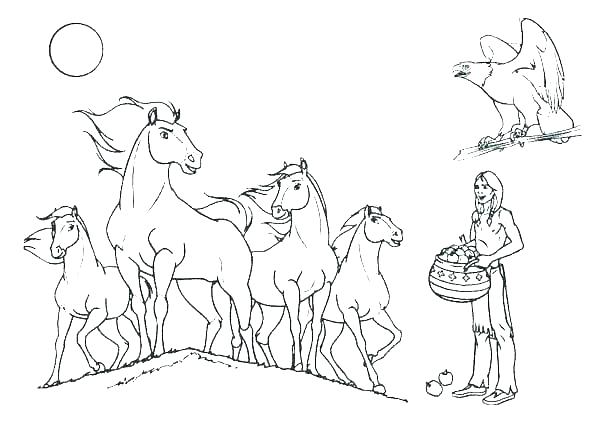 600x424 Horse Jumping Coloring Pages Grandmaman Site