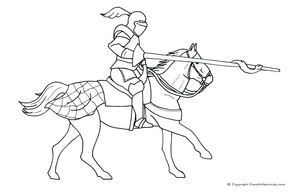 1024x670 Coloring Pages Of Knights Coloring Page Knight Pages Of General