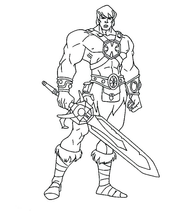 600x686 Coloring Pages Of Knights Person Coloring Page He Man The Knights