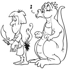 236x245 Dragon Emerging From An Egg Knights Dragons Coloring Pages