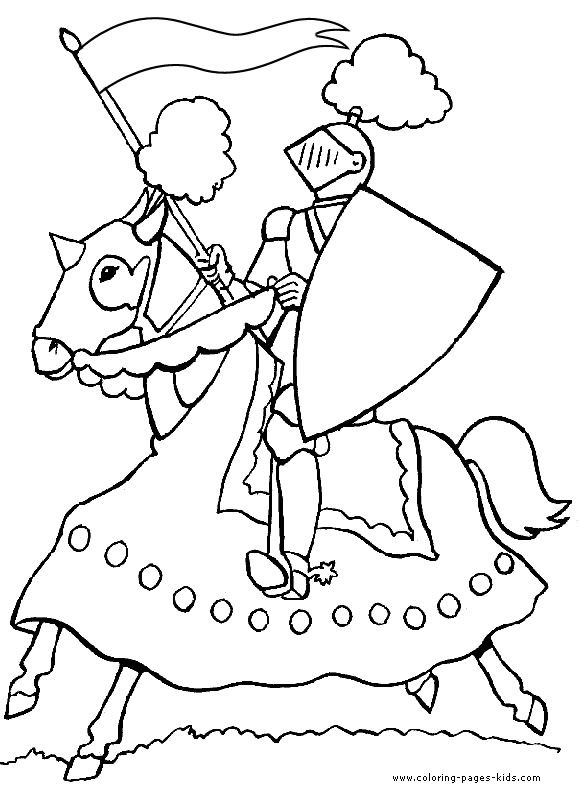 578x803 Knight Dragon Coloring Pages