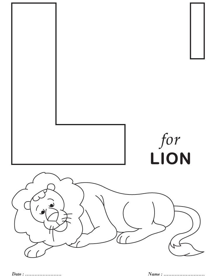 738x954 Printable Coloring Pages Alphabet L