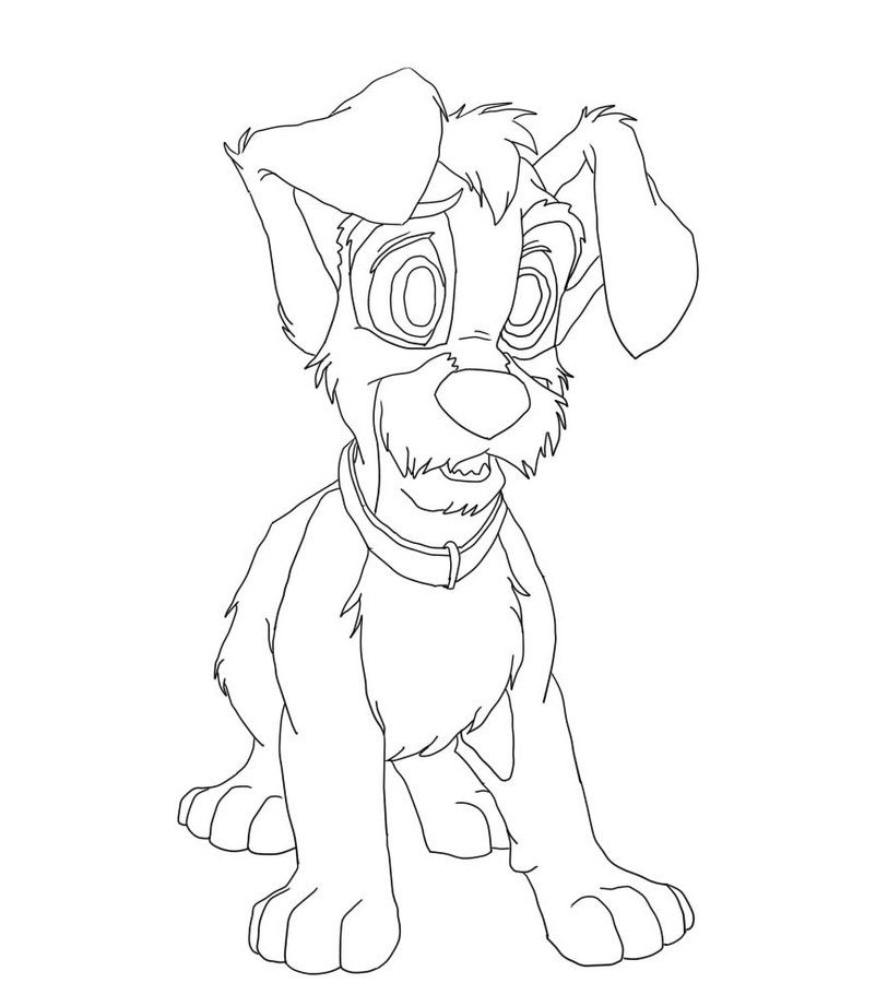 802x900 Luxury Lady And The Tramp Coloring Pages General Disney Free