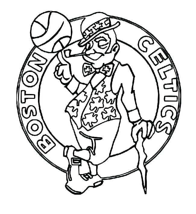 650x708 Nba Basketball Coloring Pages Logos Coloring Pages Basketball