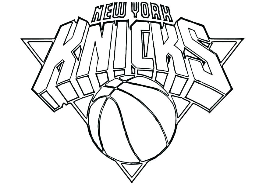 850x606 Nba Logos Coloring Pages Basketball Coloring Pages Printable Logo