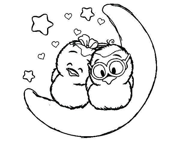 600x470 Love Birds Coloring Pages Love Birds Perching On Love Tree