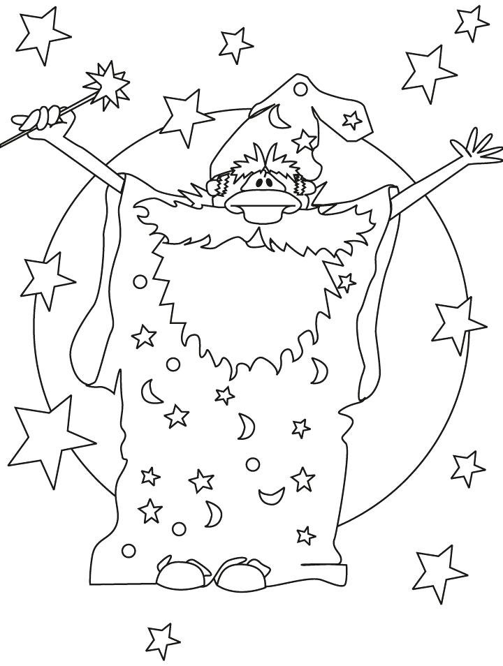 720x954 Magician Wizard Coloring Pages Download Free Magician Wizard