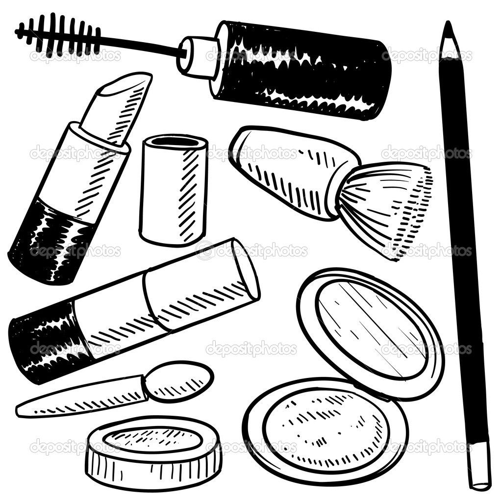 1024x1024 Makeup Coloring Pages Duam