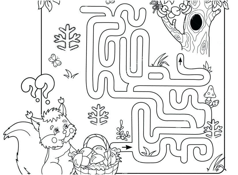 827x609 Maze Coloring Pages Printable Difficult Coloring Pages Advanced