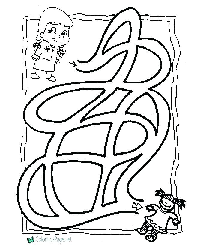 670x820 Maze Coloring Sheets Moon Festival Coloring Pages Guardian