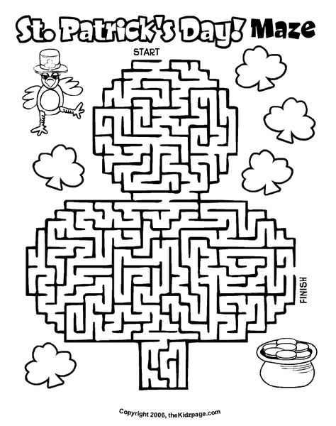 474x600 St Patrick's Day Maze