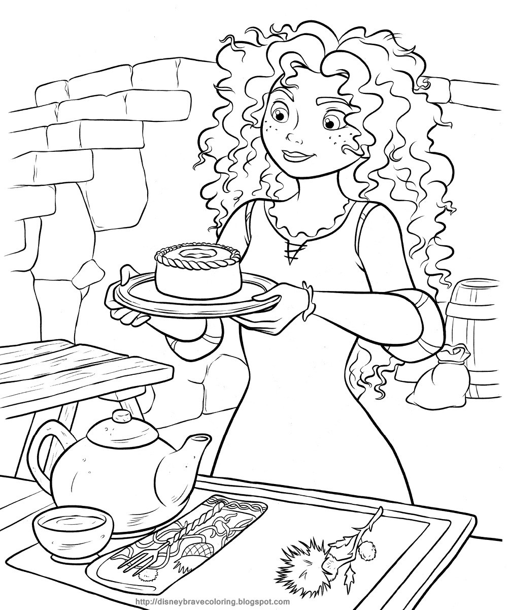 999x1201 Merida Coloring Page Acpra
