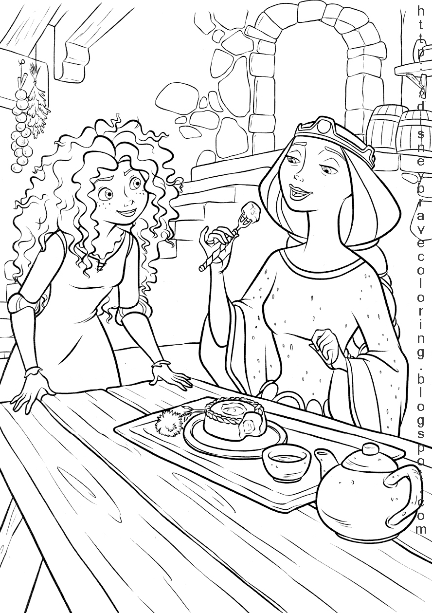 888x1259 Princess Merida Brave Coloring Pages Coloring Pages For Kids
