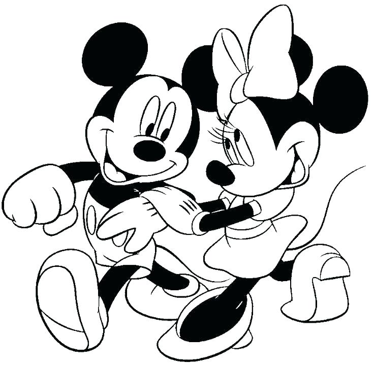 736x718 Mickey Christmas Coloring Pages Baby Kiss Coloring Pages Mickey