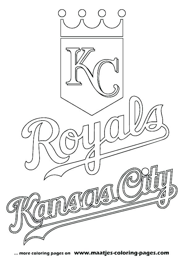 595x842 Mlb Coloring Pages Coloring Pages Royals Baseball Sheets Major