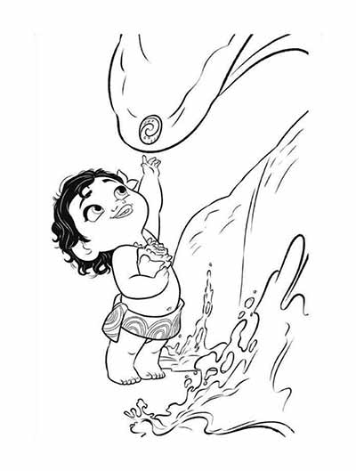 400x529 Baby Moana Coloring Pages Moana Coloring Pages Updated April