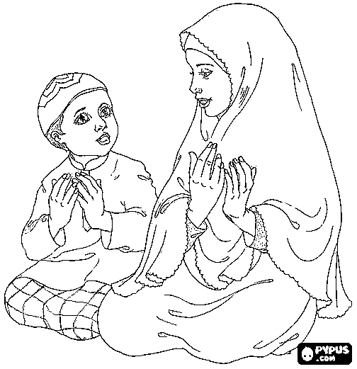 504x521 Printable Islamic Coloring Pages For Kids