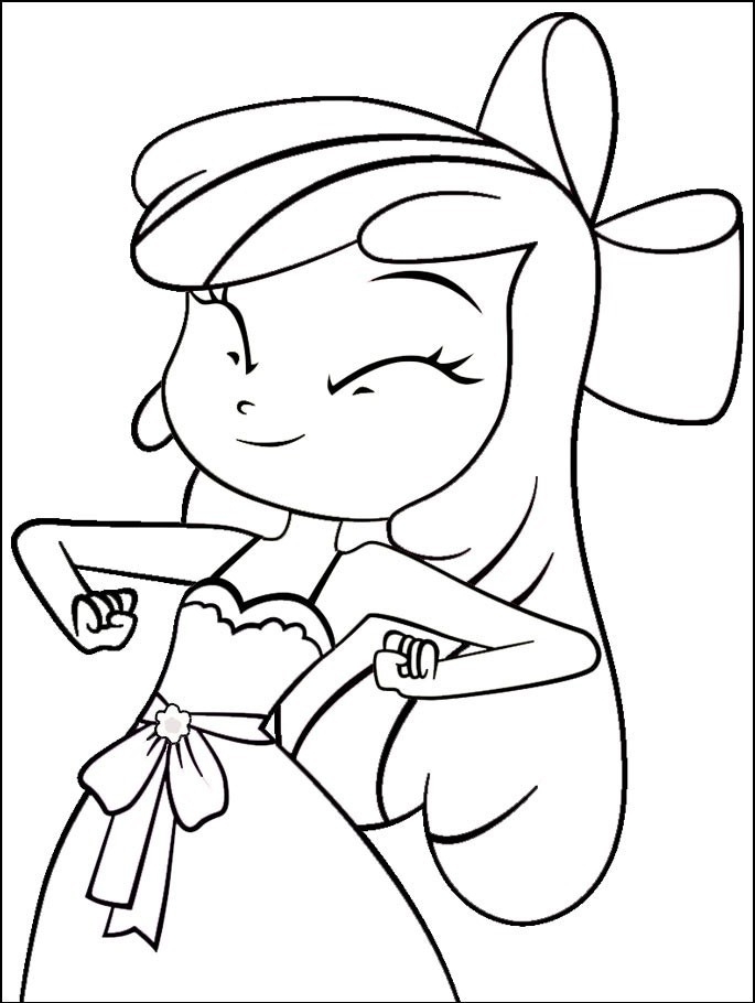 685x910 My Little Pony Equestria Girl Coloring Pages To Print My Little