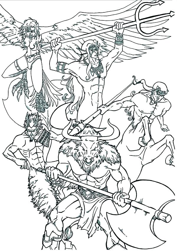 600x849 Greek Gods And Goddesses Coloring Pages