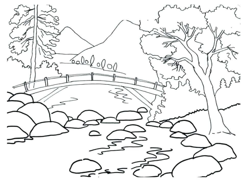 960x723 Nature Coloring Pages Nature Coloring Page Free Coloring Pages